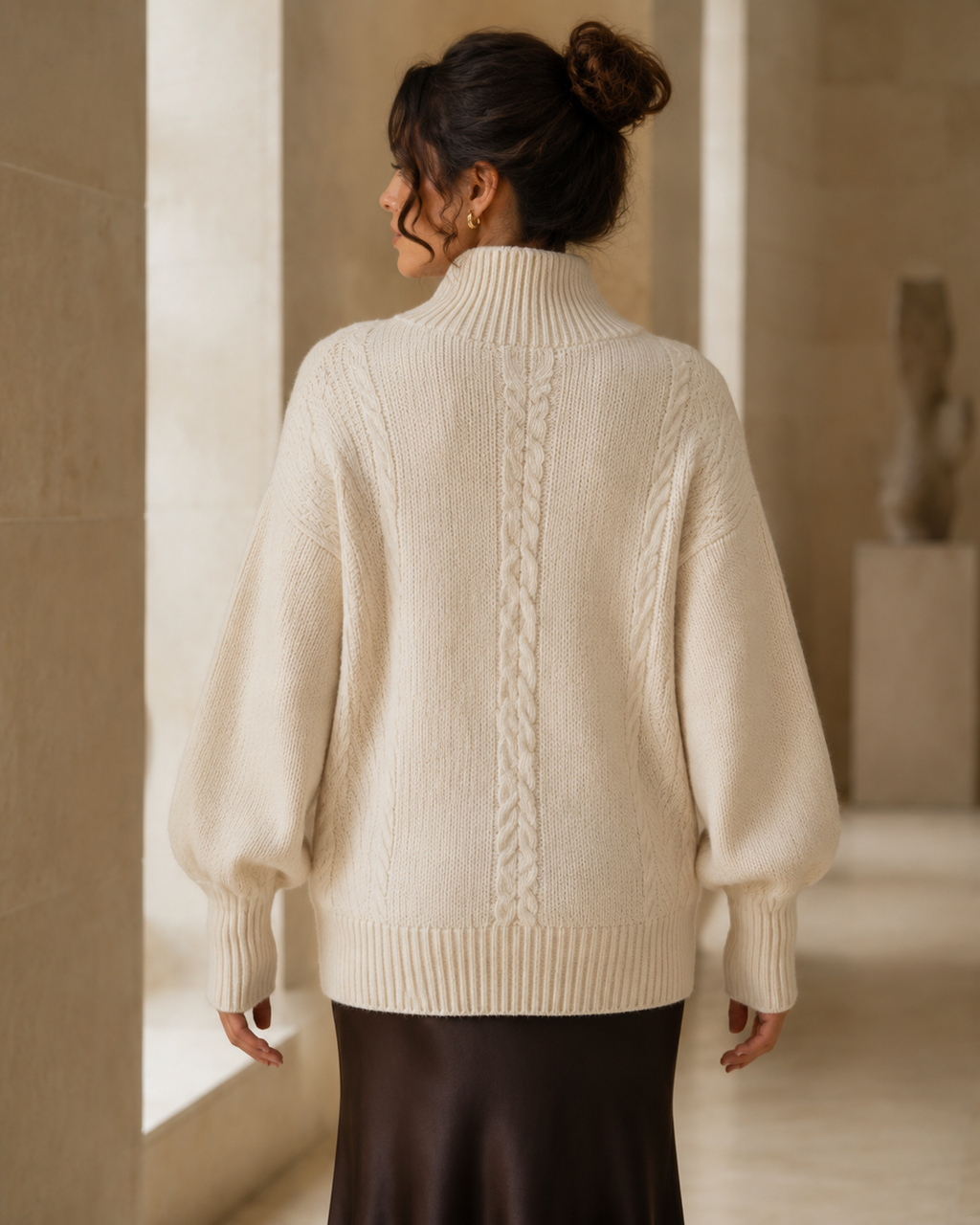 Aveline Sculpted Cable Cardigan