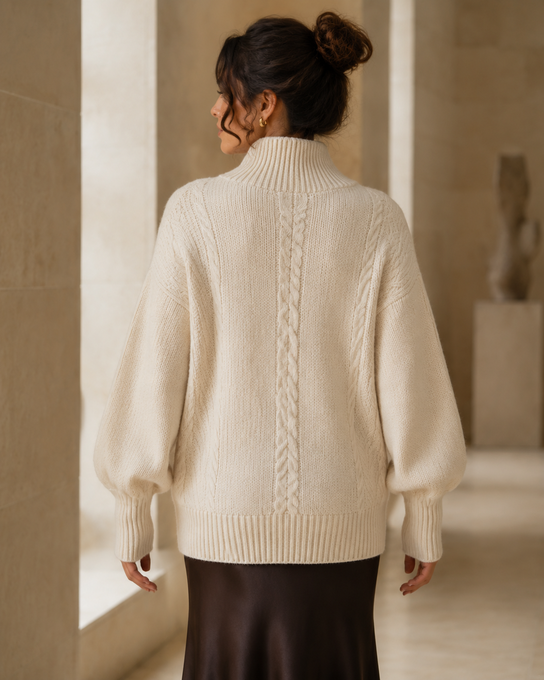 Aveline Sculpted Cable Cardigan