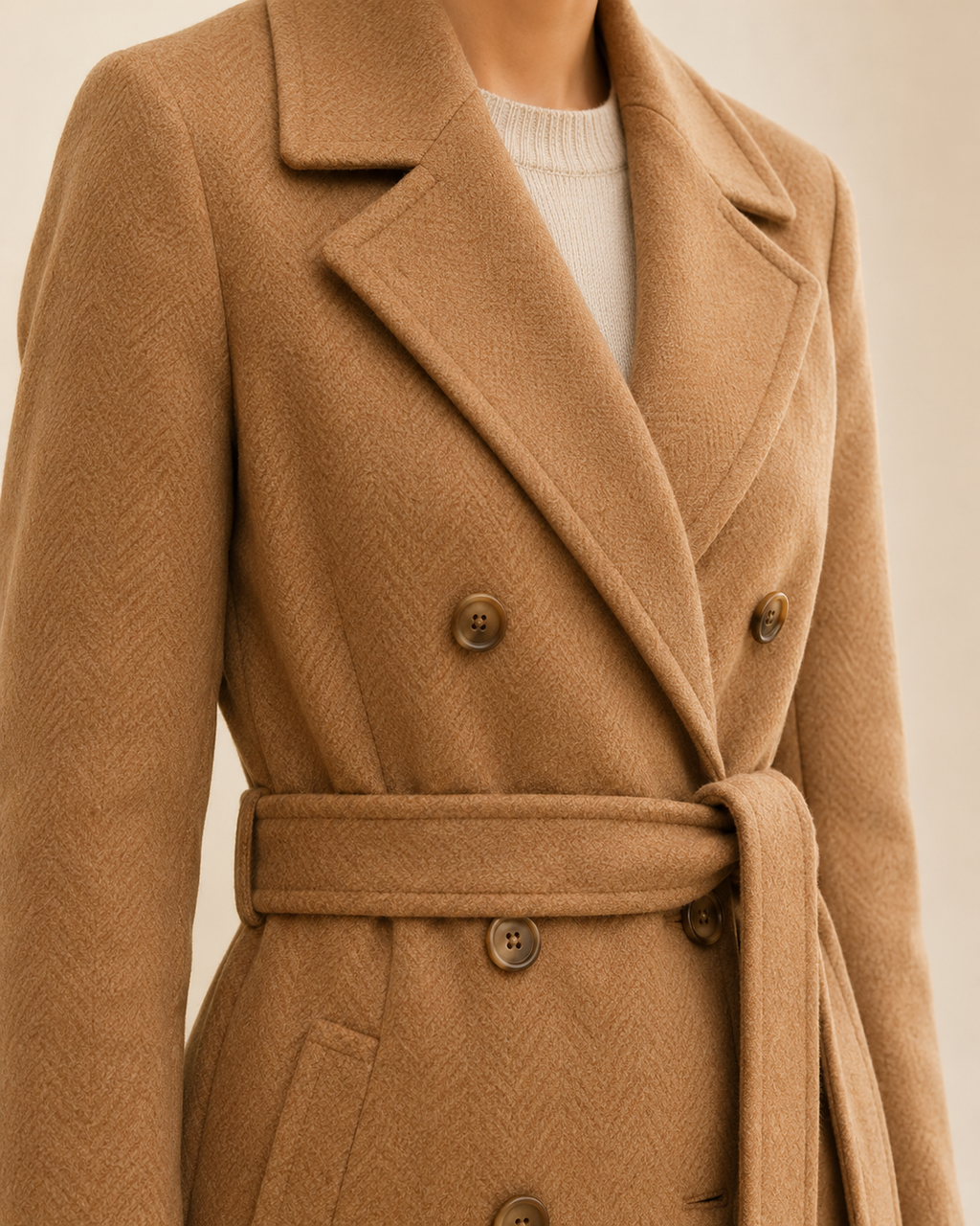 Arden Sculpted Wool Coat