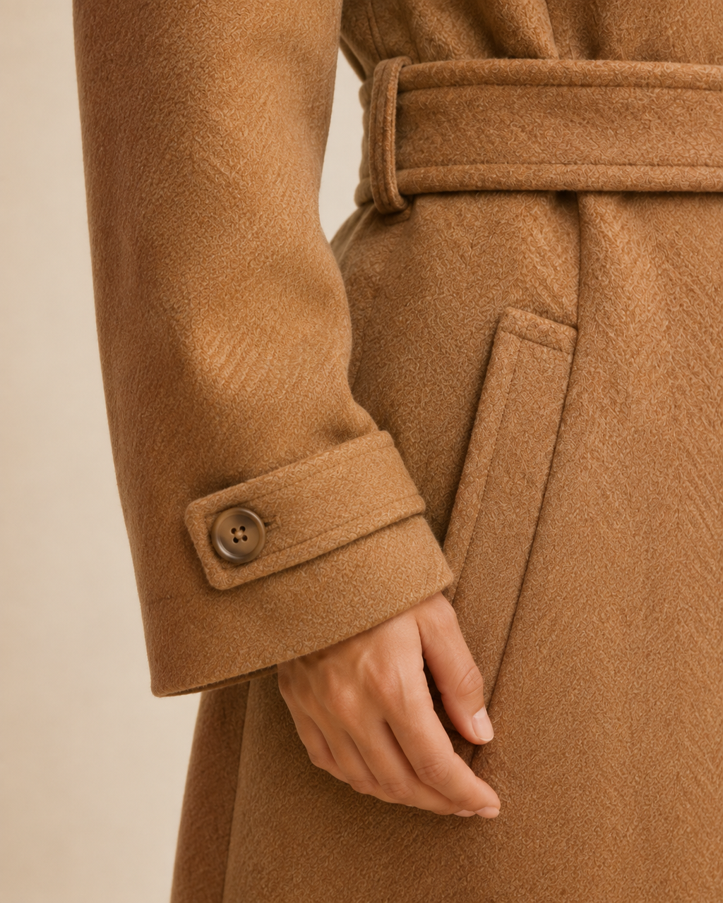 Arden Sculpted Wool Coat
